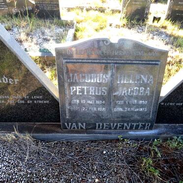 DEVENTER Jacobus Petrus, van 1884-1971 & Helena Jacoba 1890-1975