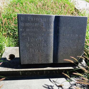 DAVIS Thomas Ignatius 1919-1990