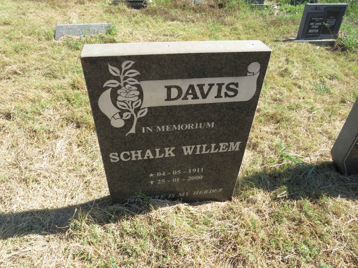 DAVIS Schalk Willem 1911-2000