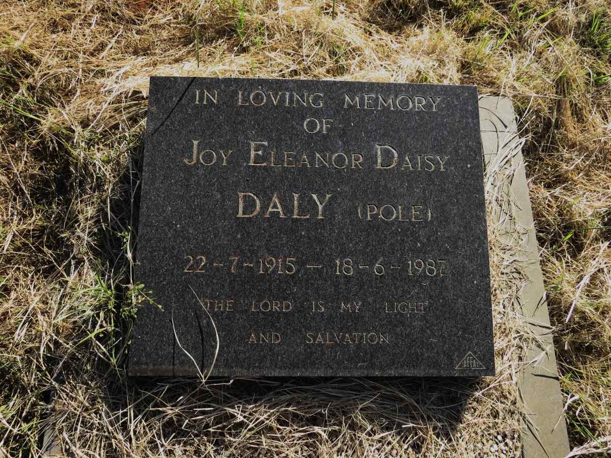 DALY Joy Eleanor Daisy nee POLE 1915-1987