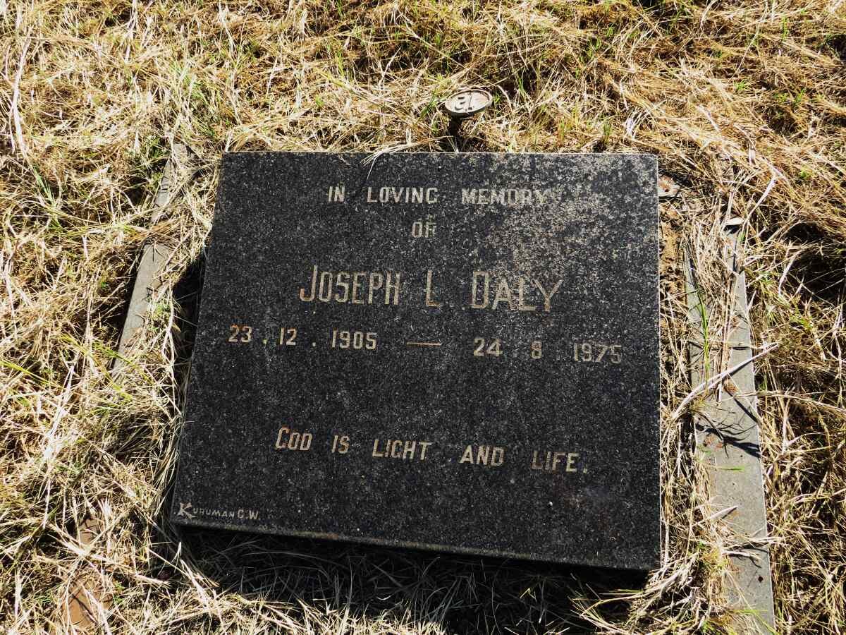 DALY Joseph L. 1905-1975