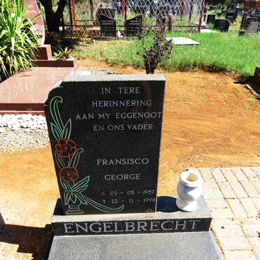 ENGELBRECHT Fransisco George 1957-1998