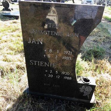 FLEMMING Jan 1921-1985 & Stienie 1930-1988