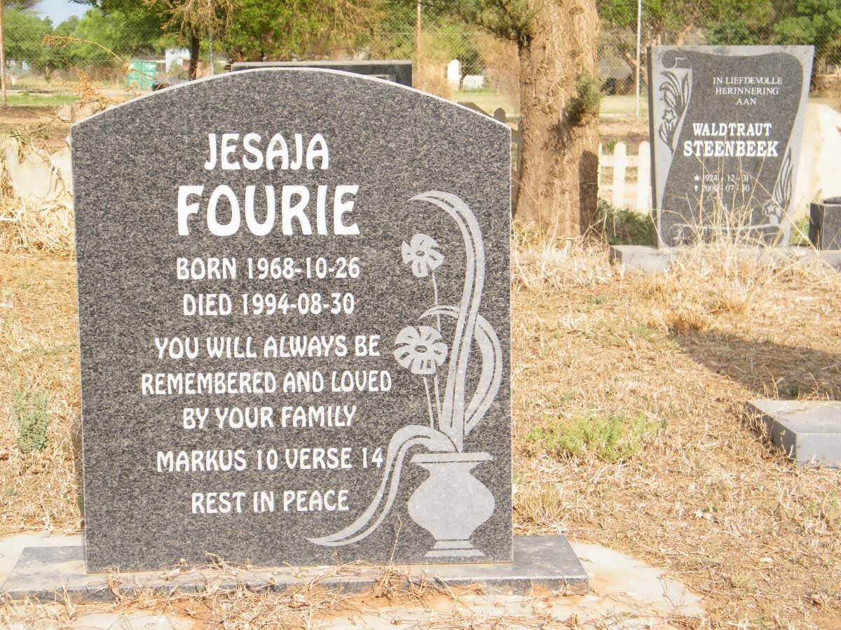 FOURIE Jesaja 1968-1994
