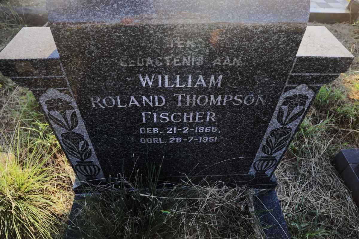 FISCHER William Roland Thompson 1865-1951