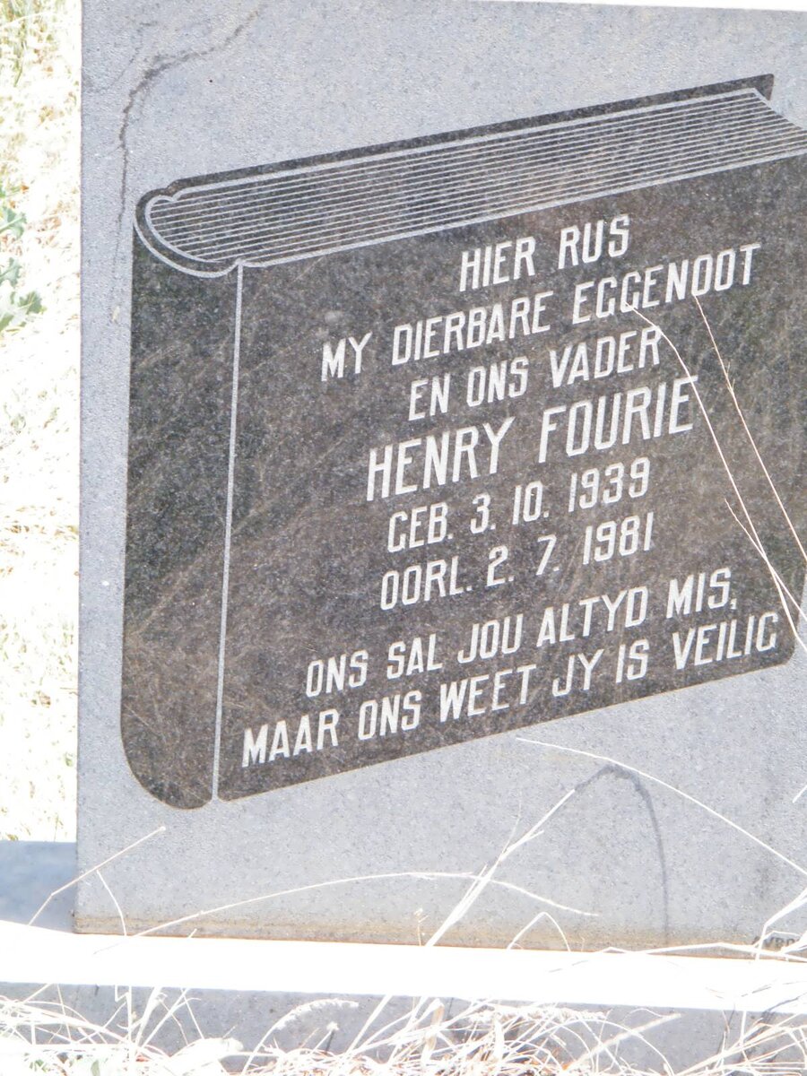 FOURIE Henry 1939-1981