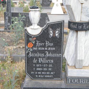 FOURIE Jacobus Johannes De Villiers 1971-1989