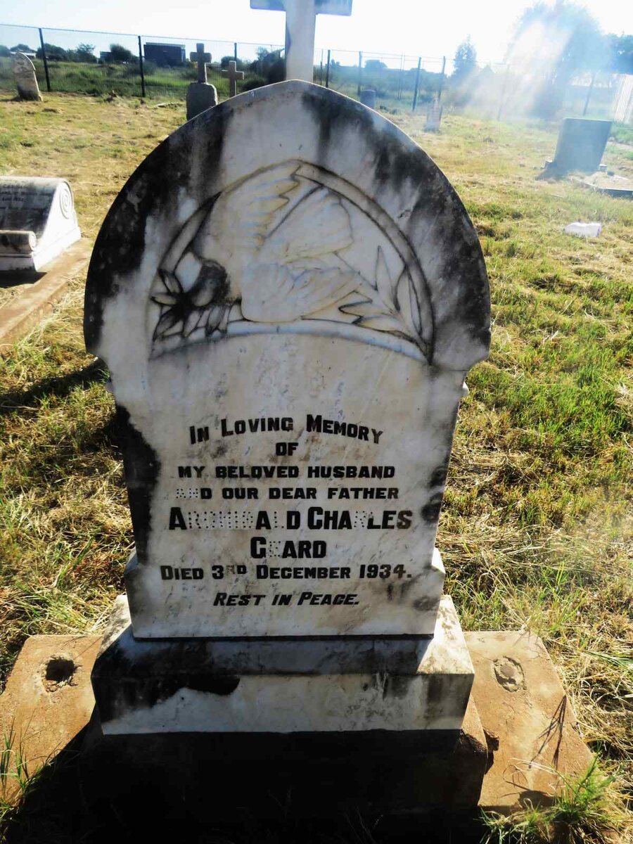 GEARD Archibald Charles -1934