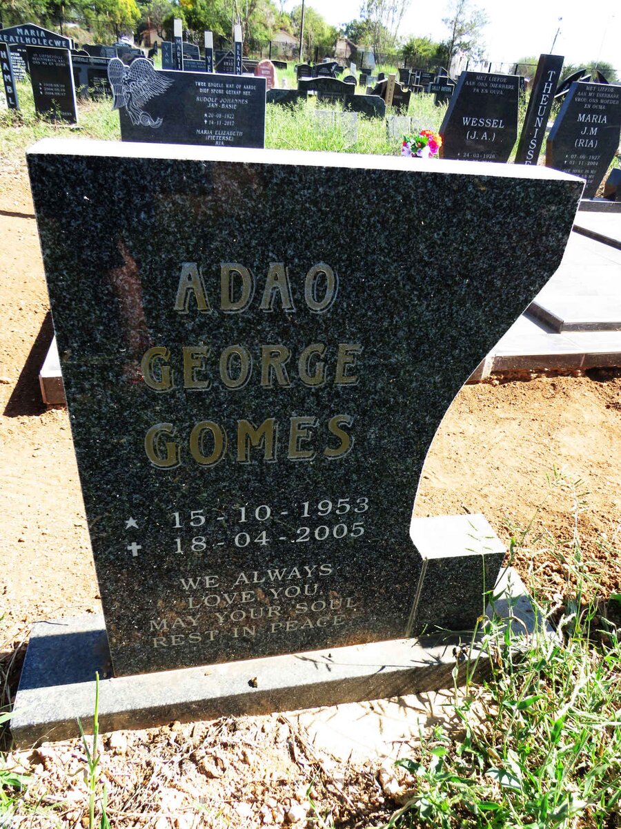 GOMES Adao George 1953-2005