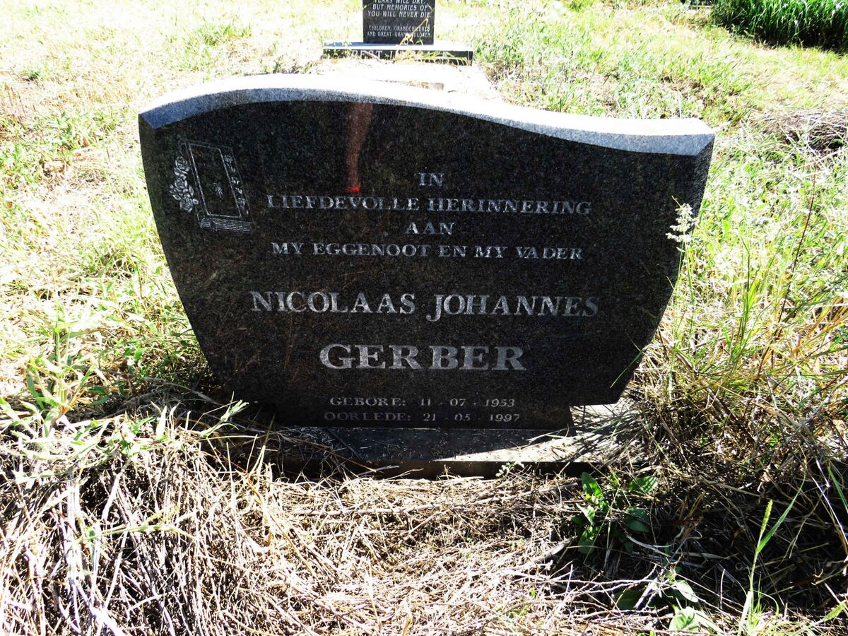 GERBER Nicolaas Johannes 1953-1997