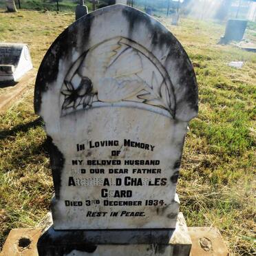 GEARD Archibald Charles -1934