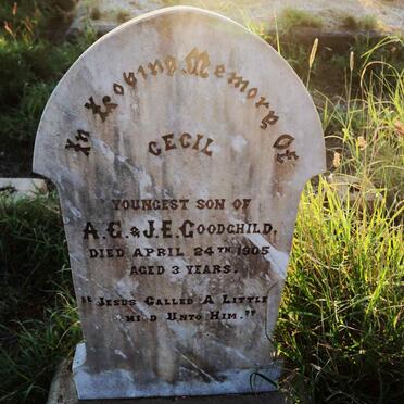 GOODCHILD Cecil -1905