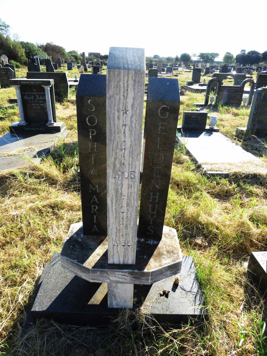 GELDENHUYS Sophia Maria 1905-1986