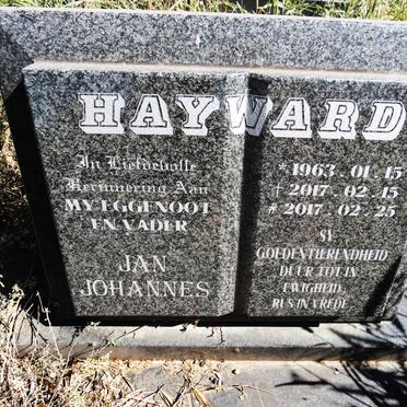 HAYWARD Jan Johannes 1963-2017
