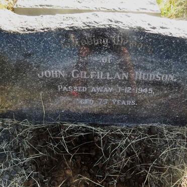 HUDSON John Gilfillan -1945