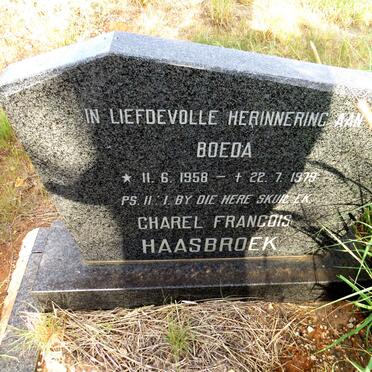 HAASBROEK Charel Francois 1958-1979
