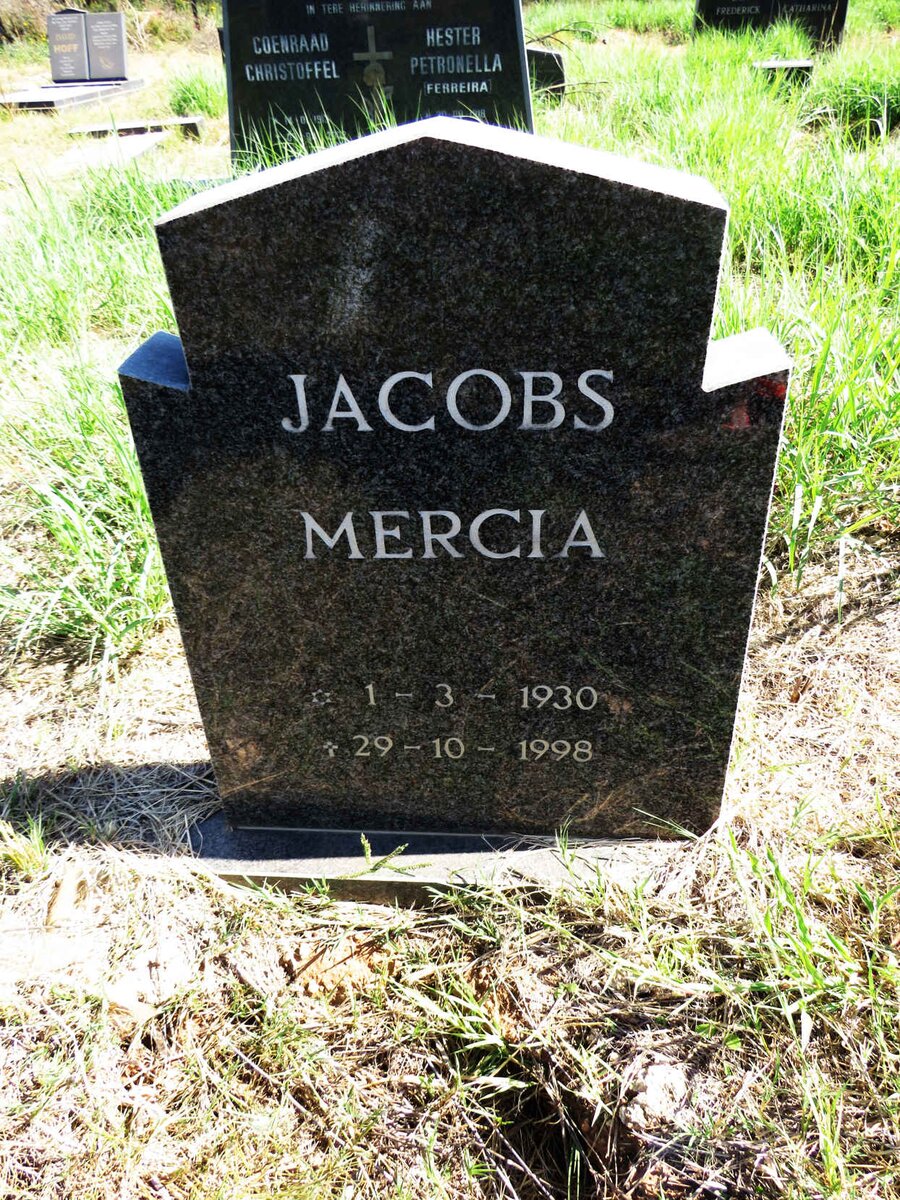 JACOBS Mercia 1930-1998