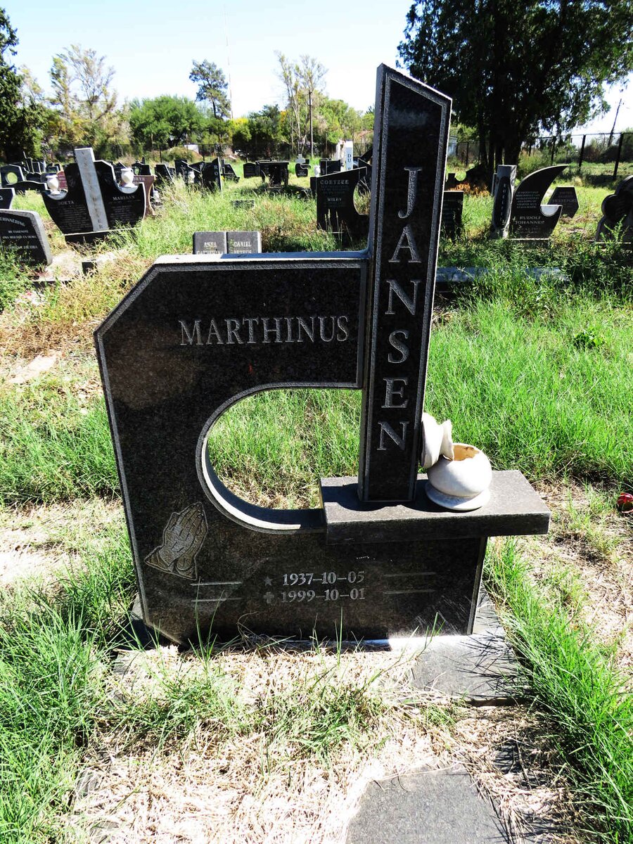 JANSEN Marthinus 1937-1999