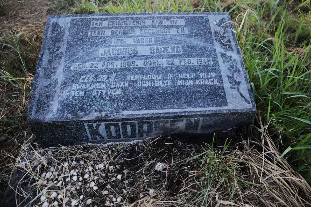 KOORSEN Jacobus Barend 1868-1948