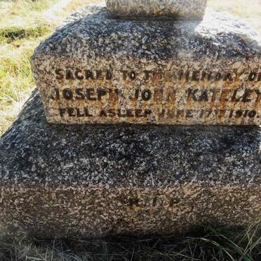 KATELEY Joseph John -1910