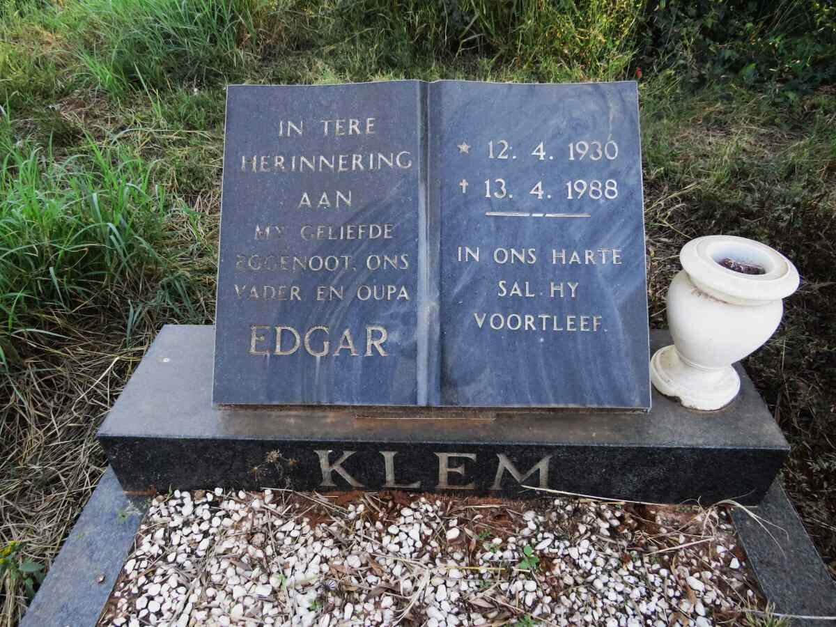 KLEM Edgar 1930-1988