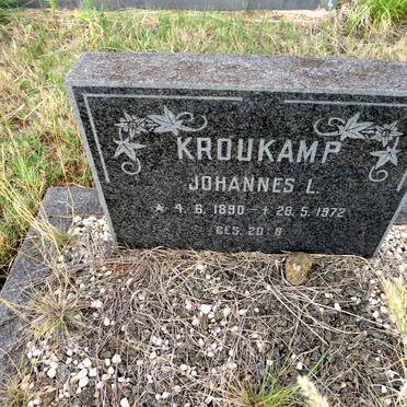 KROUKAMP Johannes L. 1890-1972