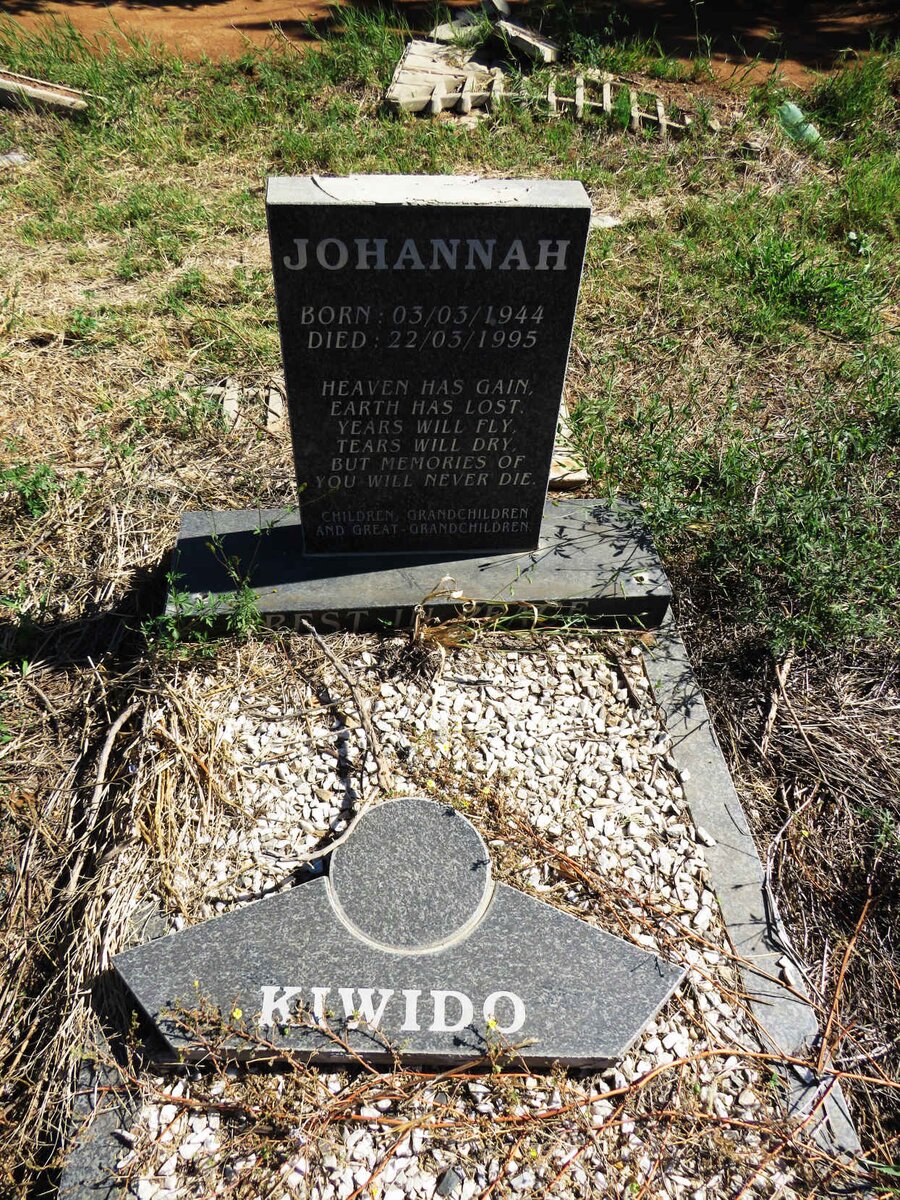 KIWIDO Johannah 1944-1995