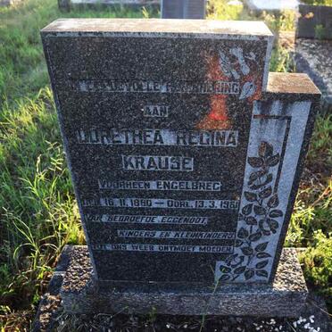 KRAUSE Dorethea Regina nee ENGELBREG 1880-1961