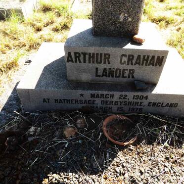 LANDER Arthur Graham 1904-1976