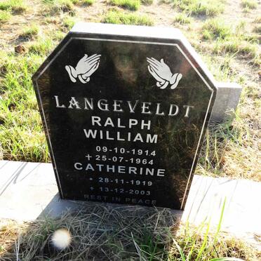 LANGEVELDT Ralph William 1914-1964 & Catherine 1919-2003_2