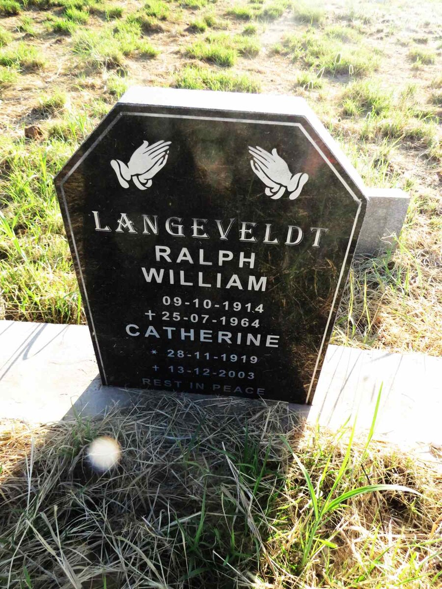 LANGEVELDT Ralph William 1914-1964 & Catherine 1919-2003_2