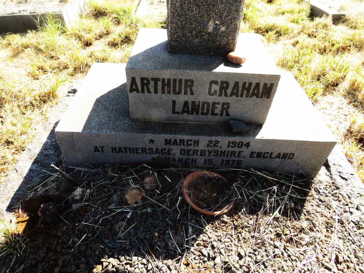 LANDER Arthur Graham 1904-1976