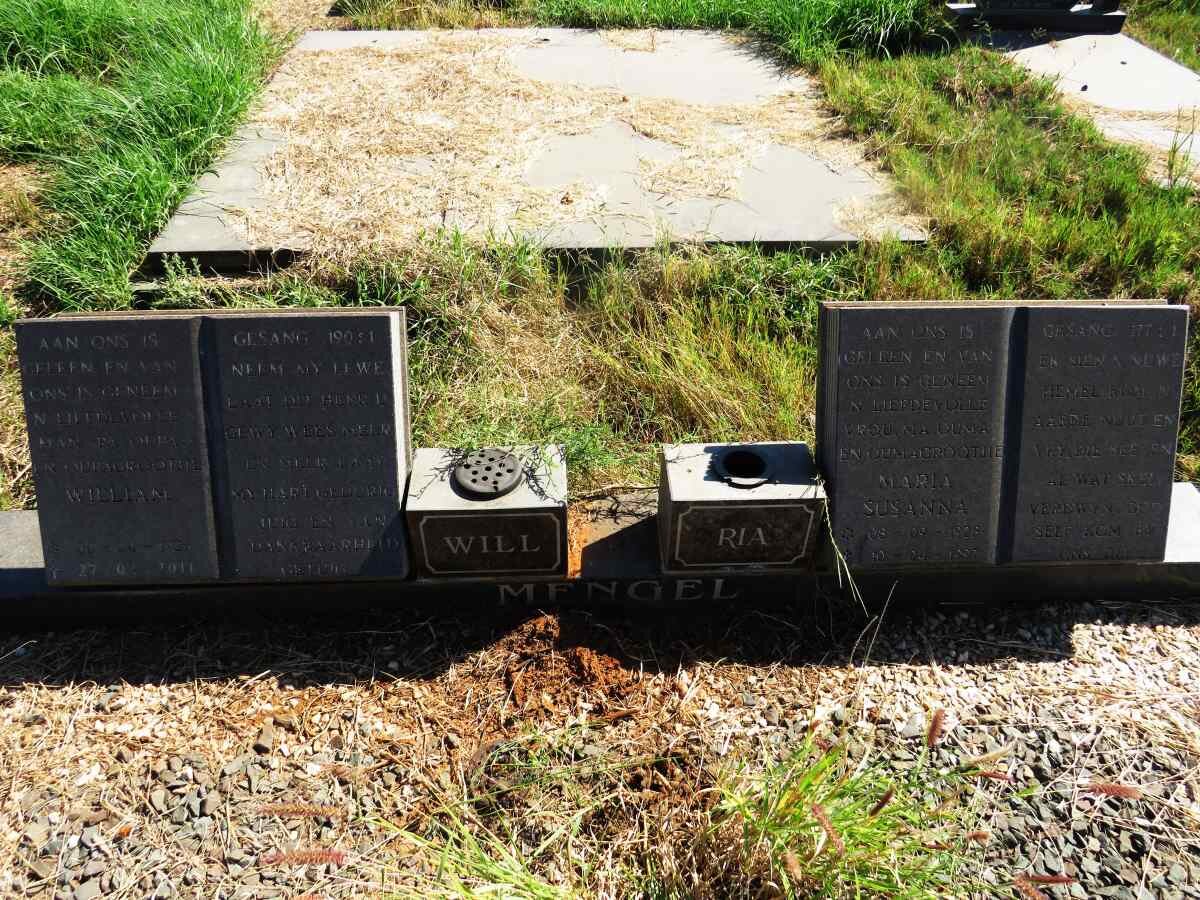 MENGEL William 1926-2011 & Maria Susanna 1928-1997_1