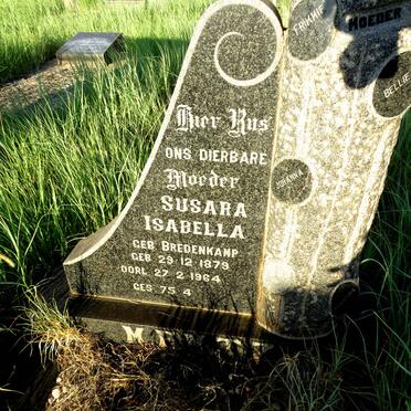 MENTZ Susara Isabella nee BREDENKAMP 1879-1964