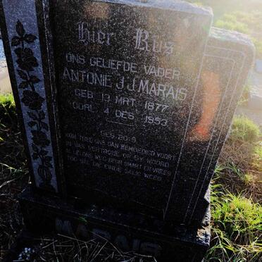 MARAIS Antonie J.J. 1877-1953