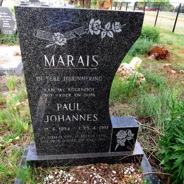MARAIS Paul Johannes 1934-1981