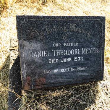 MEYER Daniel Theodore -1933