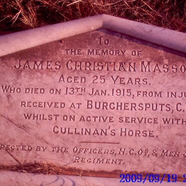 MASSON James Christian -1915