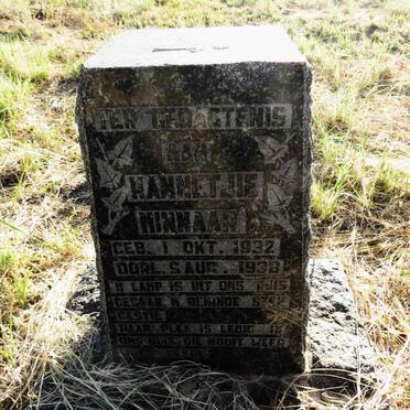 MINNAAR Hannetjie 1932-1938