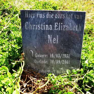 NEL Christina Elizabeth 1931-2001