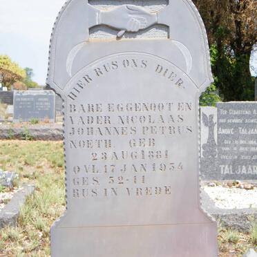 NOETH Nicolaaas Johannes Petrus 1881-1954