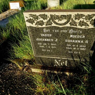 NEL Johannes J. 1897-1971 & Susanna S. 1895-1982