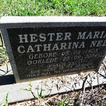 NEL Hester Maria Catharina 1925-2004