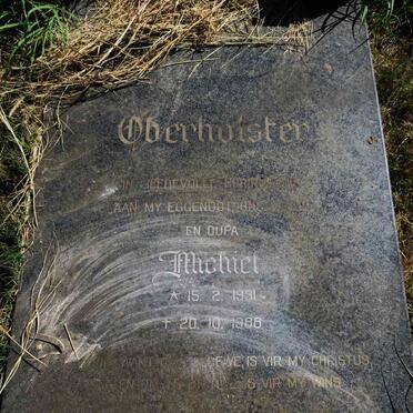 OBERHOLSTER Michiel 1931-1988