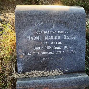 OATES Clifford Henry 1876-1951 & Naomi Marion ADAMS 1886-1966_2