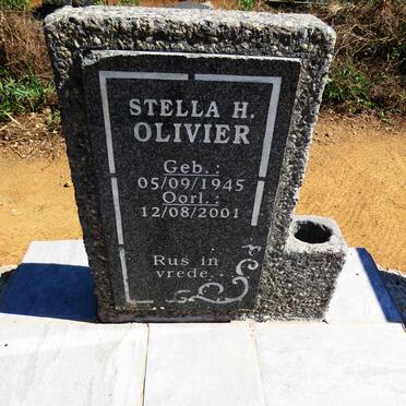 OLIVIER Stella H. 1945-2001