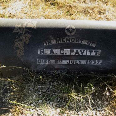 PAVITT R.A.C. -1937