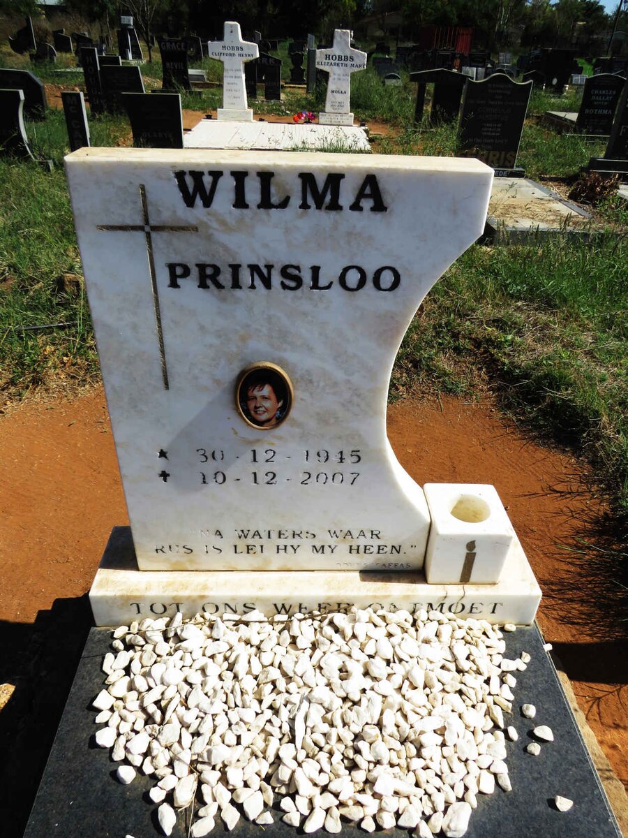 PRINSLOO Wilma 1945-2007