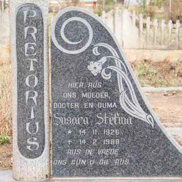 PRETORIUS Susara Stefina 1926-1988