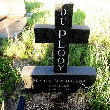 PLOOY Maria Magdalena, du 1920-1978
